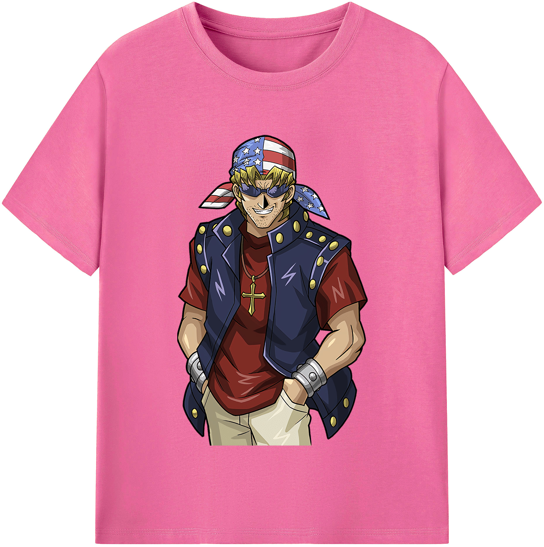 （画像用） 遊☆戯☆王 Yu-Gi-Oh! レディースカジュアルプリントTシャツ（綿100％）